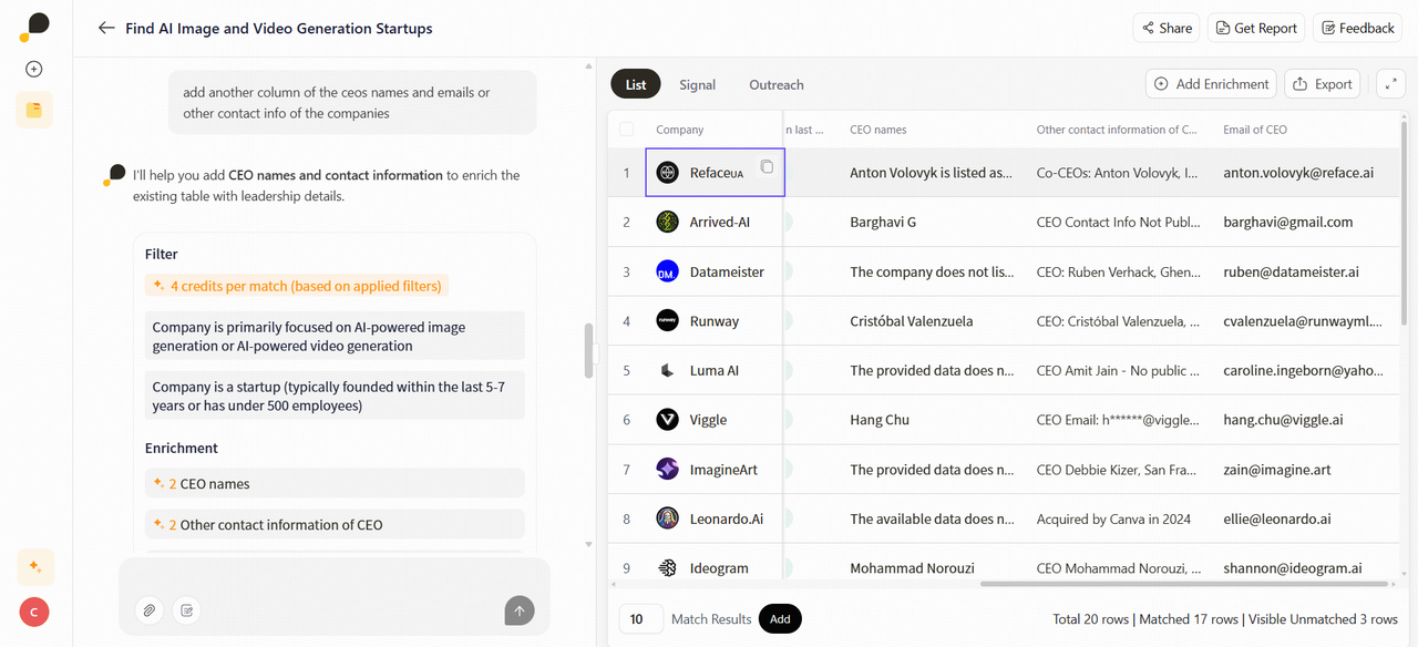 Contact Information Crawling